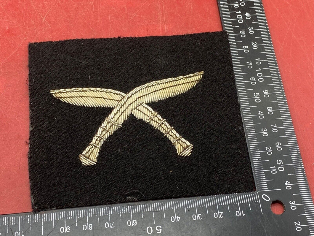 Bullion-Blazer-Abzeichen des Gurkha-Regiments der britischen Armee. 