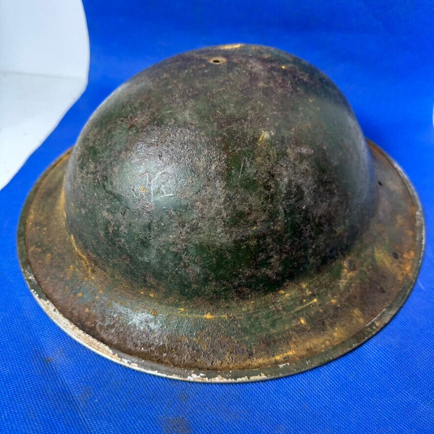 Original WW2 British Army Mk2 Combat Helmet Shell - South African Manufactured
