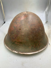 Load image into Gallery viewer, Original WW2 British / Canadian Army Mk3 Turtle Combat Helmet &amp; Liner
