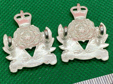 Load image into Gallery viewer, Original British Army - Queen&#39;s Crown Intelligence Corps Officer&#39;s Collar Badges
