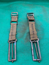 Charger l&#39;image dans la galerie, Original WW2 British Army 37 Pattern Brace Adaptors Pair - 1941 Dated
