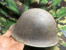 Load image into Gallery viewer, Genuine British / Canadian Army Mark 3 Turtle Helmet - Original WW2 Helmet
