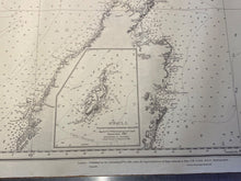 Load image into Gallery viewer, WW2 British 1952 Dated ADMIRALTY EDITION map of THE GULF OF ST. LAWRENCE.
