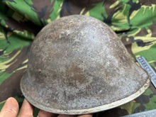 Load image into Gallery viewer, Genuine British / Canadian Army Mark 3 Turtle Helmet - Original WW2 Helmet
