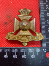 Load image into Gallery viewer, The Wiltshire Regiment Victorian Crown Cap Badge

