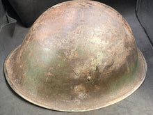 Load image into Gallery viewer, Original WW2 British Army / Canadian Army Mk3 Turtle Combat Helmet
