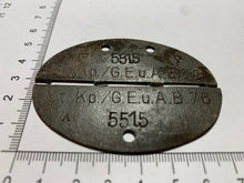 Load image into Gallery viewer, Original WW2 German Army Soldiers Dog Tags - St.KP./G.E.u.A.B.76
