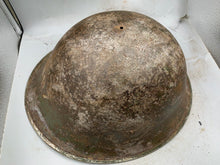 Load image into Gallery viewer, Original WW2 British / Canadian Army Mk3 Turtle Combat Helmet
