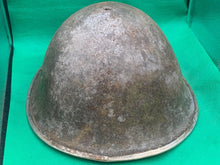 Load image into Gallery viewer, Original WW2 British Army / Canadian Army Mk3 Turtle Combat Helmet
