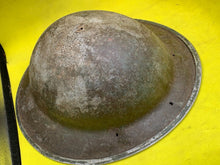 Load image into Gallery viewer, Original WW2 Combat Helmet - British / South African Army Mk2 Brodie Helmet
