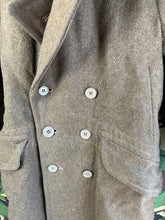 Load image into Gallery viewer, Original British Army Greatcoat Overcoat - Used Original Example - 38&quot; Chest
