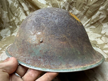 Load image into Gallery viewer, WW2 Mk3 High Rivet Turtle - British / Canadian Army Helmet - Nice Original
