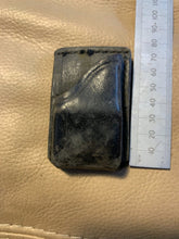 Load image into Gallery viewer, Black Leather Belt Mounted Mag Pouch - Price Western Leather .45 - B31
