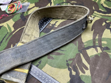 Load image into Gallery viewer, Original British Royal Air Force RAF Blue WW2 37 Pattern Belt - 38&quot; Waist Max
