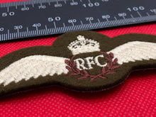 Load image into Gallery viewer, WW1 British Royal Flying Corps RFC Reproduction Pilots Wings
