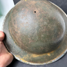 Lade das Bild in den Galerie-Viewer, Original WW2 British Army Mk2 Combat Helmet Shell - South African Manufactured
