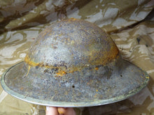 Load image into Gallery viewer, Original WW2 British Style South African Mk2 Army Combat Helmet
