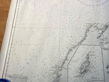 Load image into Gallery viewer, WW2 British 1952 Dated ADMIRALTY EDITION map of THE GULF OF ST. LAWRENCE.
