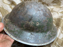 Lade das Bild in den Galerie-Viewer, British Army Mk2 Brodie Helmet - Original WW2 - South African Manufactured
