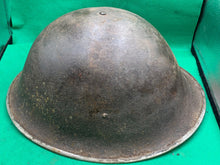 Charger l&#39;image dans la galerie, Genuine WW2 Canadian &amp; British Army Helmet - Turtle Mk3 Helmet
