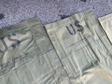 Charger l&#39;image dans la galerie, WW2 / Vietnam War US Army Medical Stretcher Canvas. Lightly Used &amp; Well Marked.
