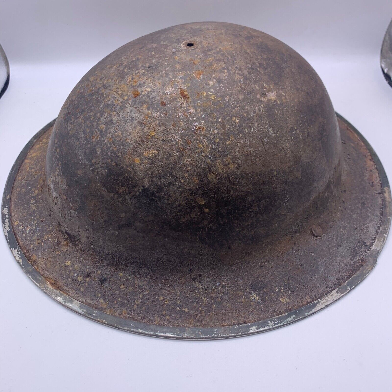 Original WW2 South African Army Mk2 Brodie Helmet - British Style Combat Helmet - The Militaria Shop