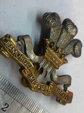 Load image into Gallery viewer, Original British Army Glamorgan Imperial Yeomanry Regiment Cap Badge
