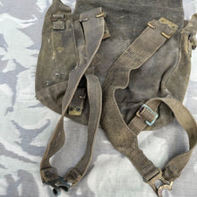 Load image into Gallery viewer, Original WW2 British Army / RAF 37 Pattern Small Pack &amp; L Strap Set
