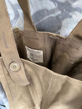 Load image into Gallery viewer, Original WW2 British Army 1945 Dated Rubberproofed Leggings Khaki - 38&quot; Waist
