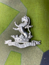 Load image into Gallery viewer, WW1 / WW2 7th Dragoon Guards Volunteer Battalion Cap Badge
