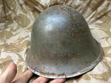 Load image into Gallery viewer, WW2 Mk3 High Rivet Turtle - British / Canadian Army Helmet - Nice Original
