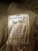 Load image into Gallery viewer, Genuine British Army Tank Suit Pixie Suit Hood - White Metal Poppers - 1954 Date
