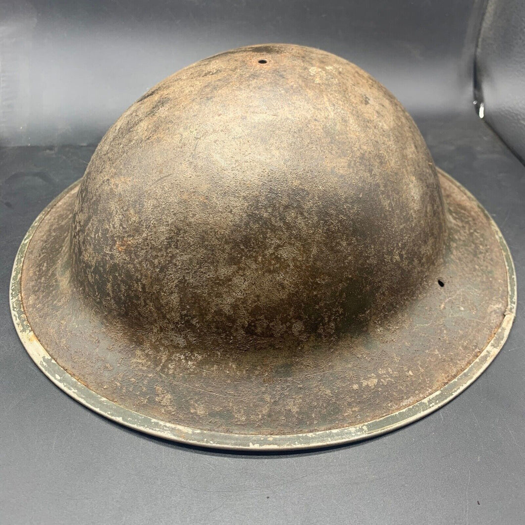 Original WW2 South African Army Mk2 Brodie Helmet - British Style Combat Helmet - The Militaria Shop