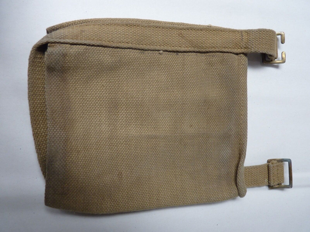 Original WW2 British Army Soldiers Water Bottle Carrier Harness - Dated 1942