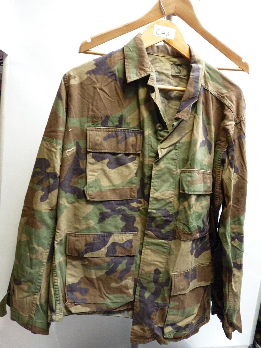 Genuine US Airforce Camouflaged BDU Battledress Uniform - 37 to 41 Inch Chest