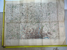 Charger l&#39;image dans la galerie, Original WW2 German Army Map of England / Britain -  London North
