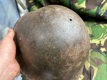 Load image into Gallery viewer, British / Canadian Army Mark 3 Turtle Helmet - Original WW2 Combat Helmet
