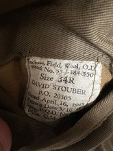 Load image into Gallery viewer, Original WW2 US Army Ike Jacket 34R 1945 Dated
