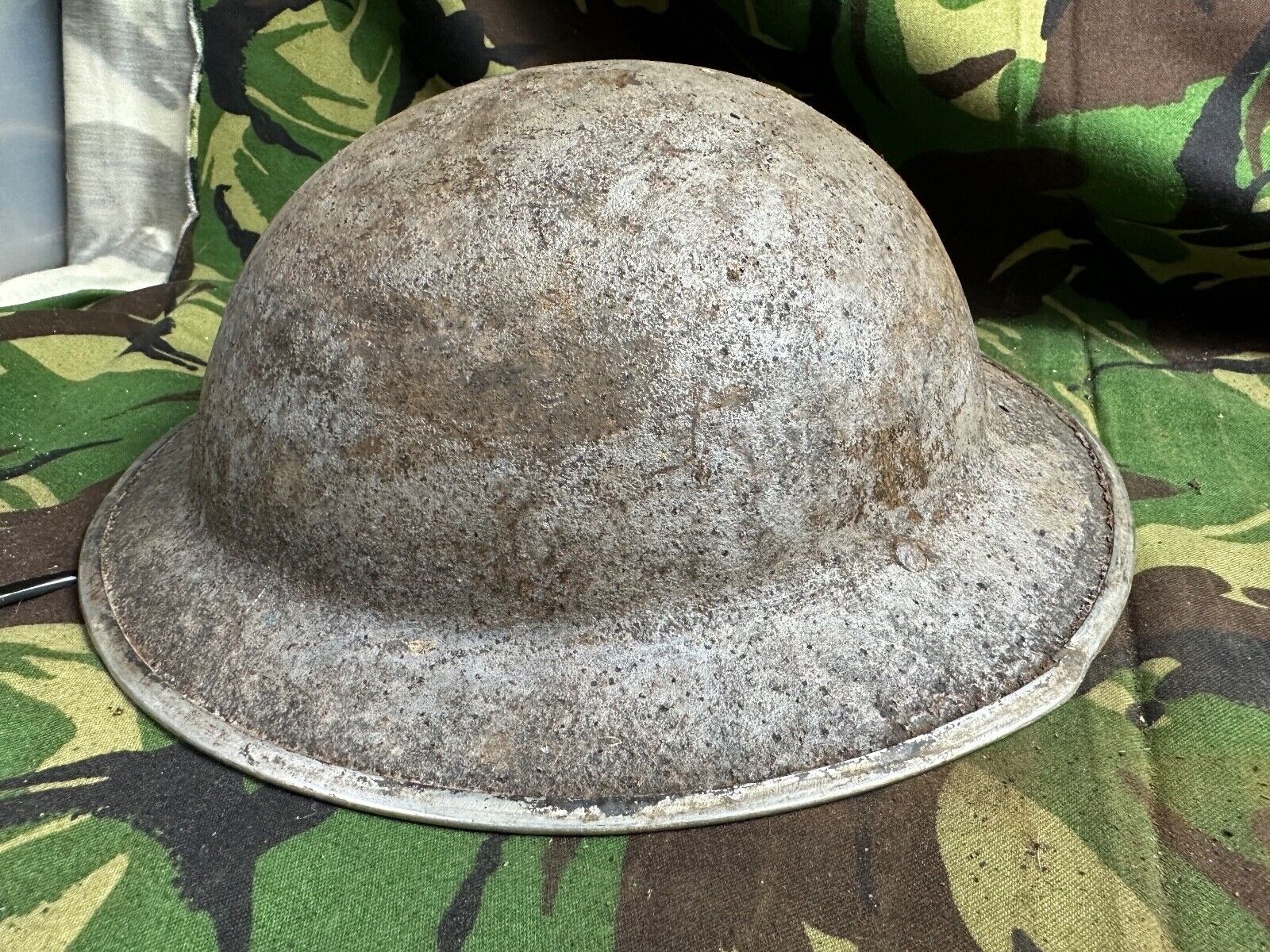 British Army Mk2 Brodie Helmet - Original WW2 - South African Manufactured - The Militaria Shop