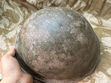 Load image into Gallery viewer, WW2 Mk3 High Rivet Turtle - British / Canadian Army Helmet - Nice Original
