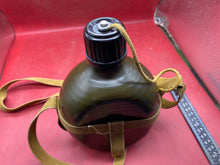 Load image into Gallery viewer, Interesting Vietnam War - NVA Alloy Water Bottle with Canvas Straps. Very Clean.
