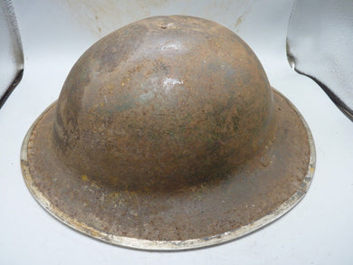 Original WW2 South African Army Mk2 Brodie Helmet - British Style Combat Helmet - The Militaria Shop