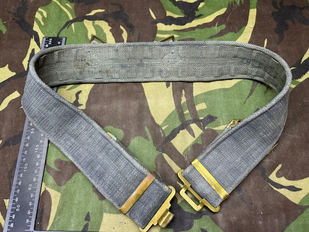 Original British Royal Air Force RAF Blue WW2 37 Pattern Belt - 38