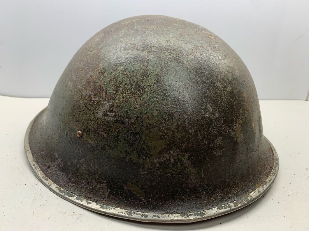 Original WW2 British / Canadian Army Mk3 High Rivet Combat Helmet Shell