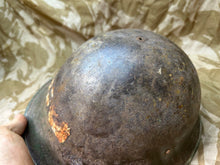 Load image into Gallery viewer, WW2 Mk3 High Rivet Turtle - British / Canadian Army Helmet - Nice Original
