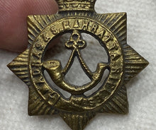 Load image into Gallery viewer, Good ORIGINAL Indian Army Madras &amp; South Mahratta Rifles cast cap badge.
