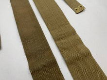 Charger l&#39;image dans la galerie, Original WW2 British Army 37 Pattern L Straps Pair - Wartime Dated
