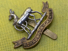 Load image into Gallery viewer, British Army - Royal Warwickshire Regiment Cap badge. Maker Marked
