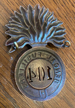 Load image into Gallery viewer, Victorian Era Royal 104th Bengal Fusiliers Busby Badge With Two Rear Fixing Lugs
