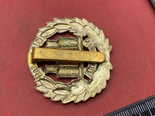 Load image into Gallery viewer, WW1 / WW2 British Army Northamptonshire Regiment Brass / White Metal Cap Badge.
